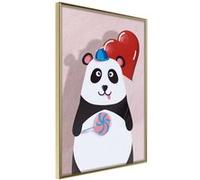 Poster et affiche - Happy Panda - 40x60 Artgeist (23336)