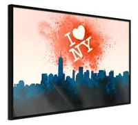 Poster et affiche - Inscription Above the City - 45x30 Artgeist (24396) NOIR