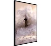 Poster et affiche - Lighthouse During a Storm - 40x60 (25470)