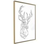 Poster et affiche - Minimalist Deer - 40x60 Artgeist (26834) Multicolore G