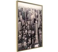 Poster et affiche - New York from a Bird's Eye View - 40x60 Artgeist (27758)