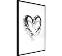 Image encadrée Artgeist Poster et affiche - Painted Declaration of Love - 40x60 (28392)