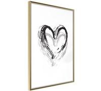 Image encadrée Artgeist Poster et affiche - Painted Declaration of Love - 40x60 (28394)