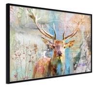 Poster et affiche - Pastel Deer - 30x20 Artgeist (28740) NOIR