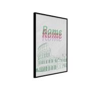Poster et affiche - Pastel Rome - 40x60 Artgeist (28872) NOIR