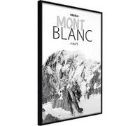 Image encadrée Artgeist Poster et affiche - Peaks of the World: Mont Blanc - 40x60 (29190)