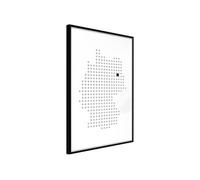 Poster et affiche - Pixel Map of Germany - 40x60 Artgeist (29814) NOIR G