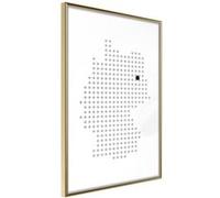 Poster et affiche - Pixel Map of Germany - 40x60 (29816)