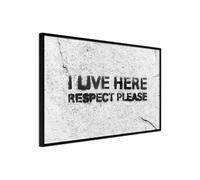 Poster et affiche - Respect - 90x60 Artgeist (31080) NOIR G