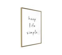 Poster et affiche - Simple Life - 40x60 Artgeist (32306)
