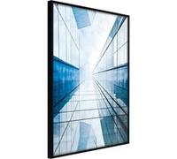 Poster et affiche - Steel and Glass (Blue) - 40x60 Artgeist (33156) NOIR G