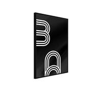 Poster et affiche - Twisted Paper Clips - 40x60 Artgeist (35622) NOIR