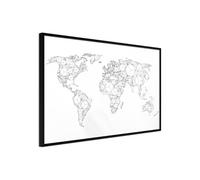 Poster et affiche - World of Diamonds and Triangles - 30x20 (37404)