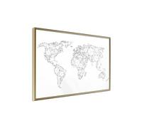 Poster et affiche - World of Diamonds and Triangles - 45x30 (37412)