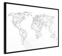 Poster et affiche - World of Diamonds and Triangles - 45x30 Artgeist (37410) NOIR