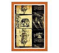 Poster et impression avec cadre moderne - Leonardo da Vinci - Studio d'Anatomie - Médecine Chirurgie (339)