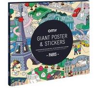 Poster et stickers Omy Paris Multicolore