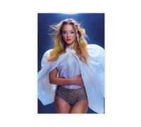 Poster exclusif sur toile représentant la chanteuse charismatique Zara Larsson - Décoration murale pour salon, chambre à coucher - 20 x 30 cm