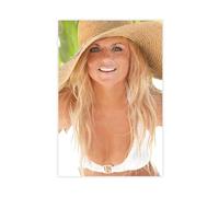 Poster exclusif sur toile représentant le chanteur de Geri Halliwell - Décoration murale pour salon, chambre à coucher - 40 x 60 cm