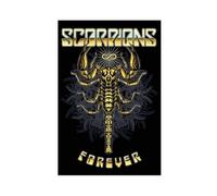 Poster exclusif sur toile représentant un groupe légendaire de scorpions en métal lourd - Décoration murale pour salon, chambre à coucher - 60 x 90 cm