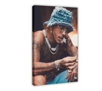 Poster exclusif sur toile représentant un rappeur célèbre de Sfera Ebbasta Hiphop, chanteur, 40 x 60 cm