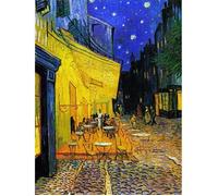 Poster - FABULOUS - Terrasse du café le soir - 42cm x 56cm - Impression Haute Définition - Résistant aux UV