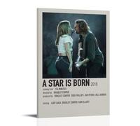 Poster « Film A Star Is Born Out » - Peinture décorative sur toile - Pour salon, chambre à coucher, chambre à coucher, art mural - Impression d'image moderne - Décoration de salle familiale - 60 x 90