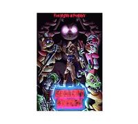 Poster « Five Nights at Freddy's » sur toile - Décoration murale pour salon, chambre à coucher - Style sans cadre - 30 x 45 cm