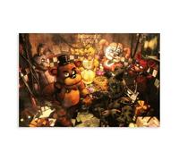 Poster « Five Nights at Freddy's » sur toile pour décoration de chambre à coucher, bureau, chambre, cadeau, sans cadre, 40 x 60 cm