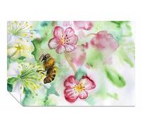 Poster floral aquarelle pastel sans cadre, images et impressions pour murs d'intérieur, chambre, salon et salle de bain, 61 x 41 cm