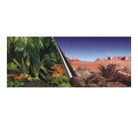 Poster fond d'aquarium Aqua Della Jungle & Desert Multicolore 43x4x4 cm