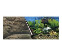 Poster fond d'aquarium Aqua Della Sea & Rock Multicolore 33x4x4 cm