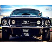 Poster Ford Mustang Vintage Classic Car Wall Art