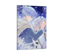 Poster Frieren Sousou No Frieren Anime Art Papier peint (17) - Impression sur toile - Affiches d'œuvres d'art pour décoration de chambre - 20 x 30 cm