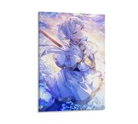 Poster Frieren Sousou No Frieren Art Art Papier peint (2) Impression sur toile Décoration murale 20 x 30 cm