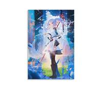 Poster Frieren Sousou No Frieren - Art mural (12) - Impression sur toile - Affiches d'œuvres d'art - Esthétique pour chambre - 50 x 75 cm
