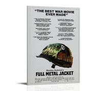 Poster Full Metal Jacket Movie Art Peinture décorative sur toile pour salon, chambre à coucher, art mural, impression d'image moderne, décoration de salle familiale, 30 x 45 cm