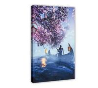 Poster Game God of War Kratos 13 sur toile - Décoration pour chambre à coucher, bureau, chambre - Cadeau - 60 x 90 cm