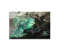 Poster Game Guild Wars 2 - Impression sur toile - Décoration murale moderne pour chambre à coucher - 20 x 30 cm