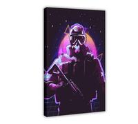 Poster Game Rainbow Six Siege Operator Fuze (13) sur toile - Décoration murale pour salon, chambre à coucher - Style cadre - 40 x 60 cm