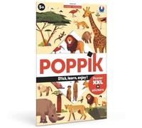 Jeu pour découvrir la nature Popik Poster Savane Stickers G