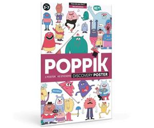 Poster géant 43 stickers Nos Emotions - POPPIK