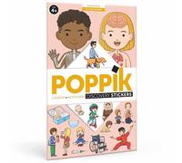 Poster Géant 48 Stickers Le Corps Humain Multi-coloured TU