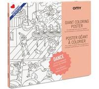 Poster Géant à colorier DANCE by OMY