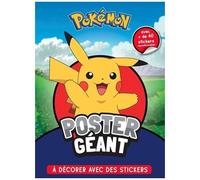 Poster Géant À Décorer Avec Des Stickers Pokémon - Avec Plus De 40 Stickers Repositionnables