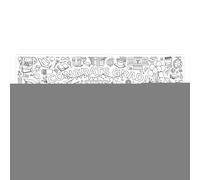 Poster géant couleur pour diplôme d'études - Nappe de remise de diplôme 2026 76 x 183 cm | Nappe d'école à colorier - Pour une utilisation en ole maternelle fête à la maison maternelle et