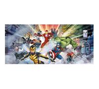 AG ART Poster géant - intissé Disney Marvel Avengers au combat- 202 cm x 90 cm Multicolors