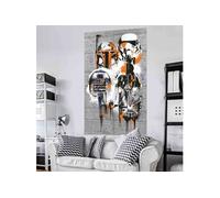 Poster géant intissé Personnages Star Wars en graffiti 120x200cm