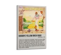 Poster Goodbye Yellow Brick Road par Elton John - Décoration murale pour chambre à coucher - 20 x 30 cm - Style cadre