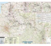 Poster grande guerre 1914-1918 plastifie 121 cm x 100 cm - - Collectif - Ign Institut Geographique National - Atlas / carte